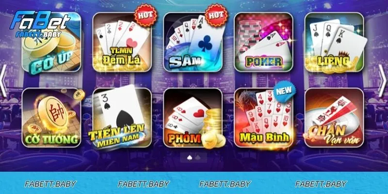 Kho game bài 3D hấp dẫn với nhiều trò chơi quen thuộc