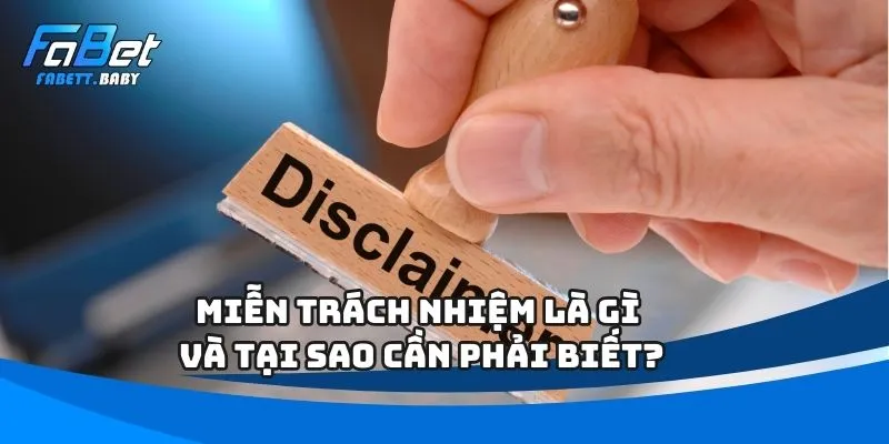 Miễn Trách Nhiệm