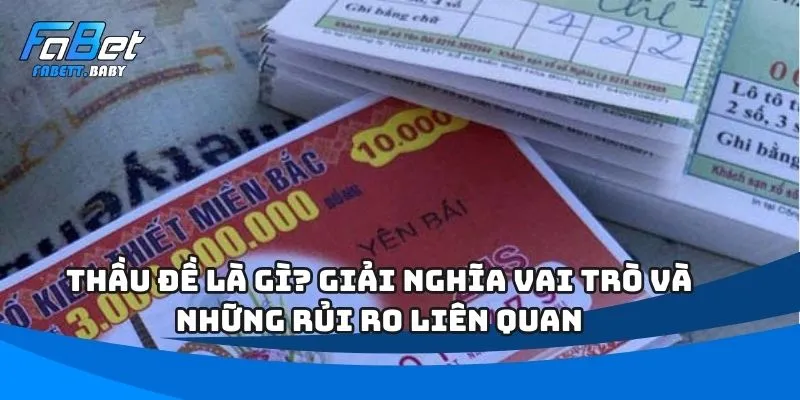 Thầu Đề Là Gì? Giải Nghĩa Vai Trò Và Những Rủi Ro Liên Quan
